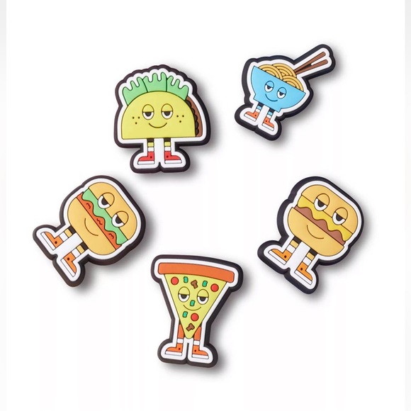 New in package crocs jibbitz chill foods 5 pack - Picture 2 of 4